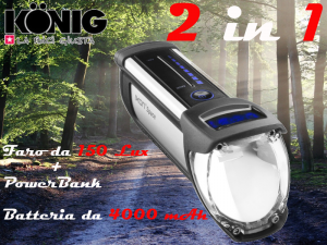 Faretto Space con Powerbank